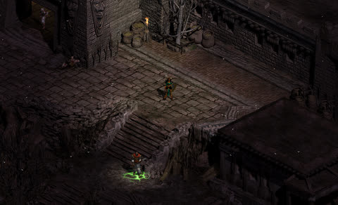 Harrogath at dusk, in HD